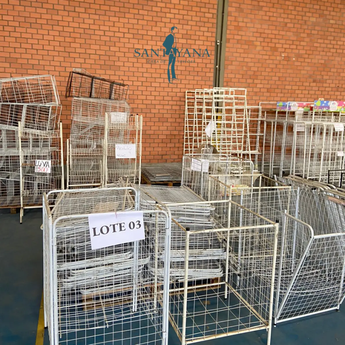 LOTE 003 - 48 cestos para fraldas 1,00x0,66x0,66 M ref 137, 140 container Baby 1, 12x0, 29x0,30