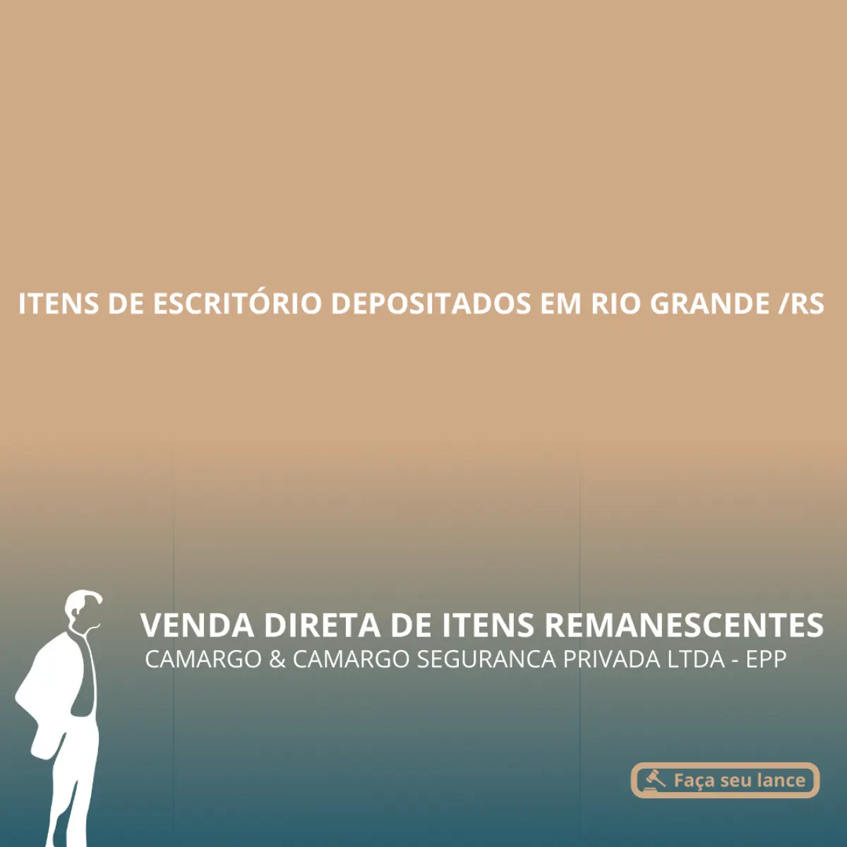 LOTE 001 - ITENS DE ESCRITÓRIO DEPOSITADOS EM RIO GRANDE /RS