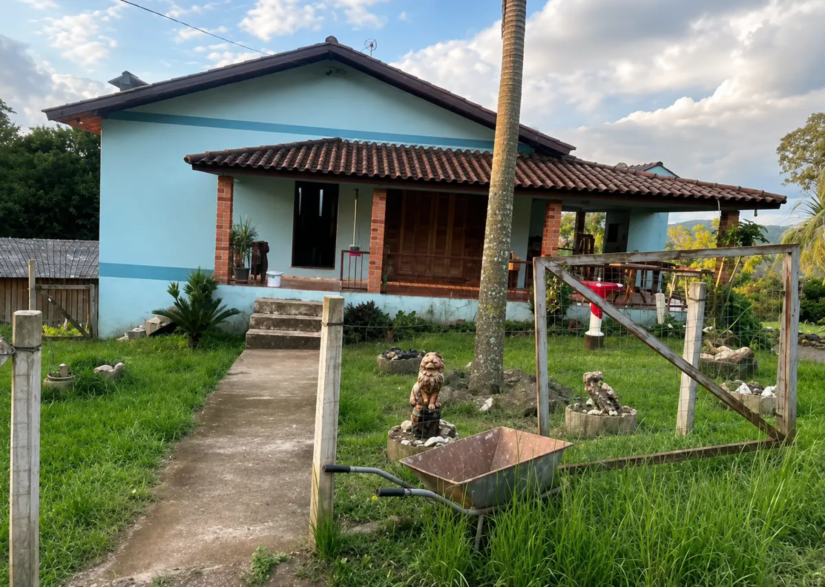 LOTE 001 - IMÓVEL RURAL COM GALPÃO DE MADEIRA NO MUNICÍPIO DE ENCANTADO/RS