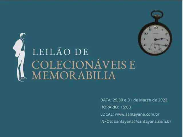 LEILÃO DE COLECIONÁVEIS E MEMORABILIA