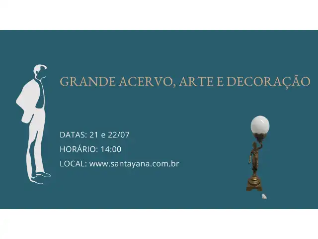 GRANDE ACERVO, ARTE E DECORAÇÃO