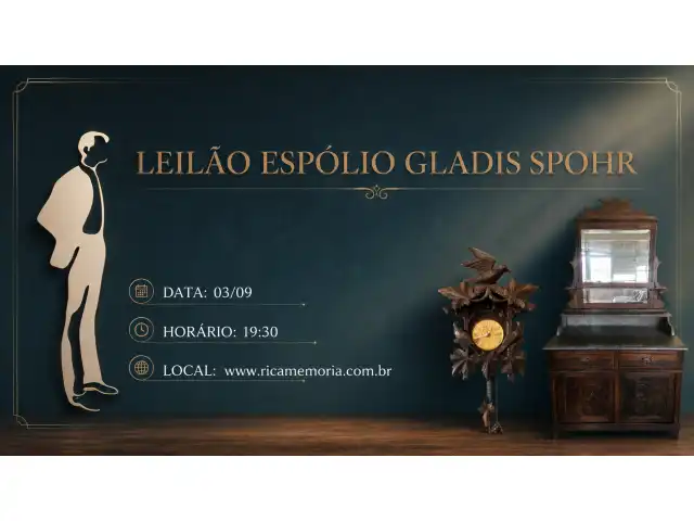 LEILÃO ESPÓLIO GLADIS SPOHR