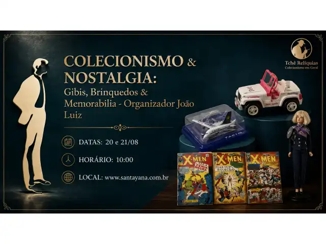 COLECIONISMO & NOSTALGIA: Gibis, Brinquedos & Memorabilia - Organizador João Luiz