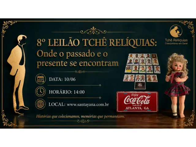 8º LEILÃO TCHÊ RELÍQUIAS: Onde o passado e o presente se encontram