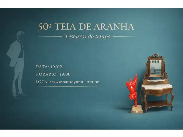50º TEIA DE ARANHA: Tesouros do tempo