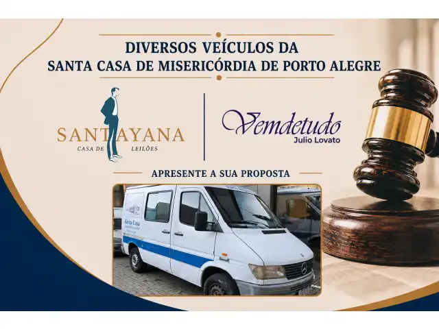 Leilão de Veículos da Santa Casa de Misericórdia de Porto Alegre: Org. Julio Lovato - Vemdetudo