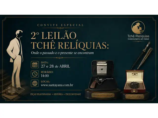 5º LEILÃO TCHÊ RELÍQUIAS: Onde o passado e o presente se encontram