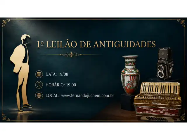 1º LEILÃO DE ANTIGUIDADES