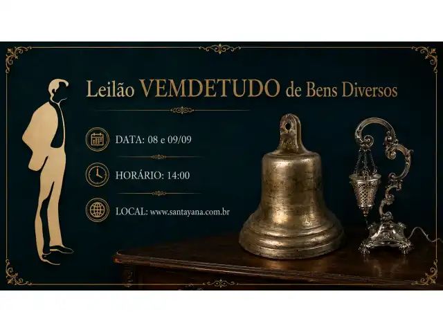 Leilão VEMDETUDO de Bens Diversos