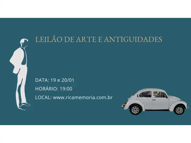 LEILÃO DE ARTE E ANTIGUIDADES