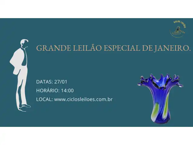 GRANDE LEILÃO ESPECIAL DE JANEIRO