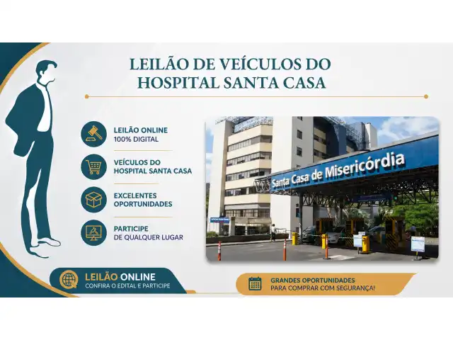 Leilão de Veículos do Hospital Santa Casa