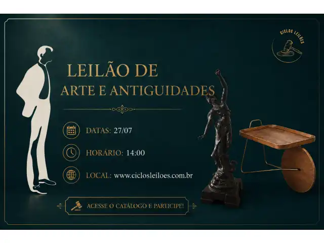LEILÃO DE ARTE E ANTIGUIDADES