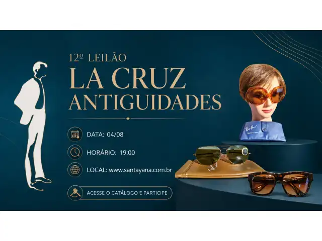 12º LEILÃO LA CRUZ ANTIGUIDADES