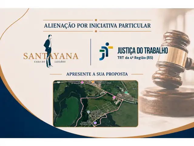 DIVERSOS IMÓVEIS NO MUNICÍPIO DE ALEGRETE - JUSTIÇA DO TRABALHO
