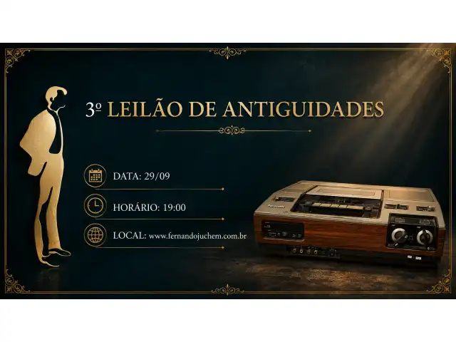 3º LEILÃO DE ANTIGUIDADES