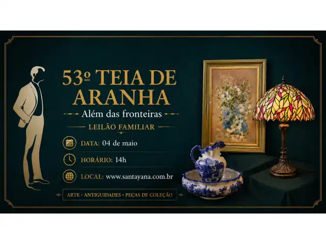 53º TEIA DE ARANHA: Além das fronteiras - Leilão Familiar