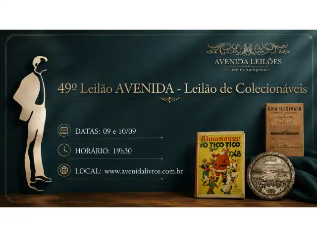 49º Leilão AVENIDA - Leilão de Colecionáveis