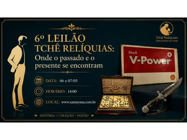 6º LEILÃO TCHÊ RELÍQUIAS: Onde o passado e o presente se encontram