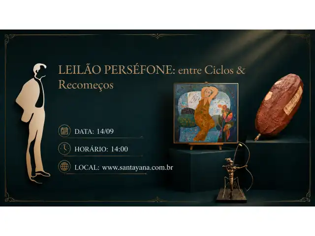 LEILÃO PERSÉFONE: entre Ciclos & Recomeços
