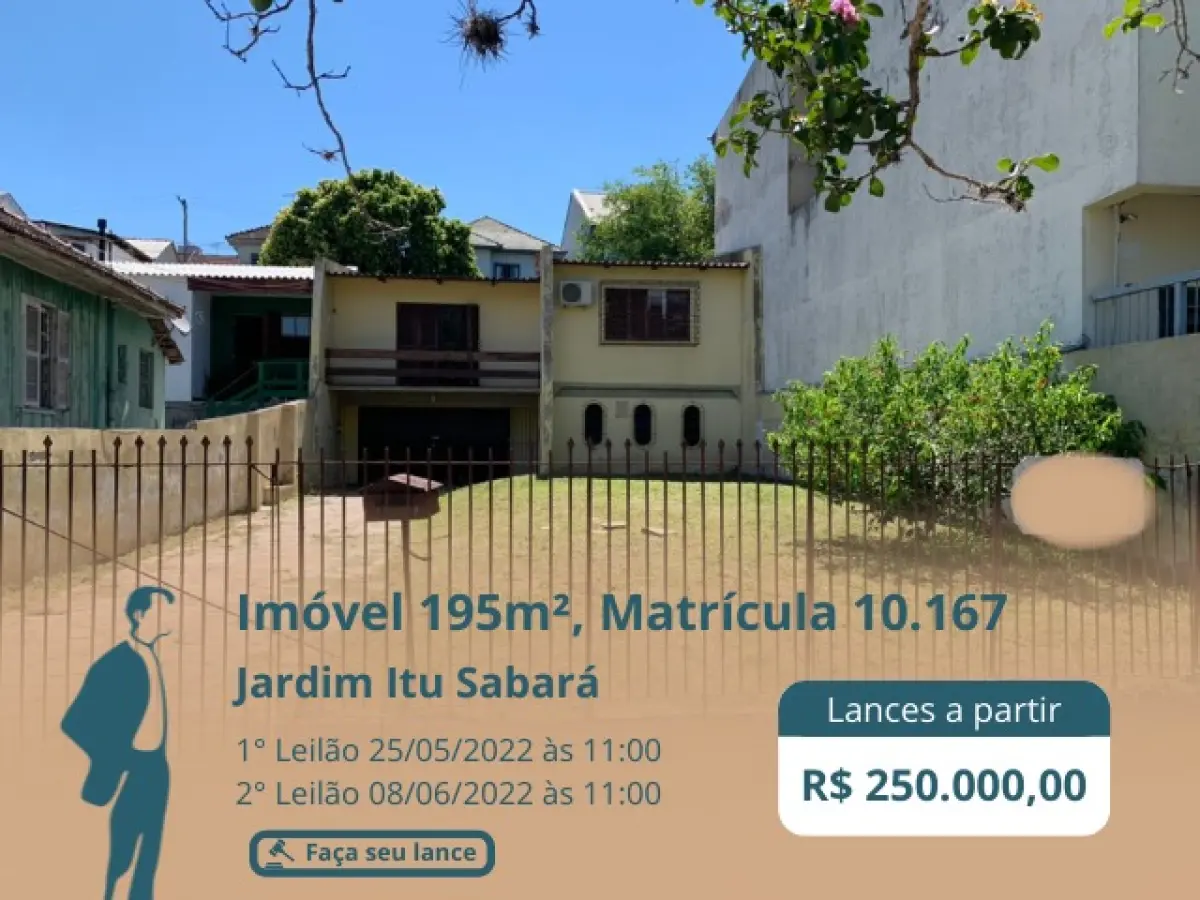 LOTE 001 - IMÓVEL RESIDENCIAL