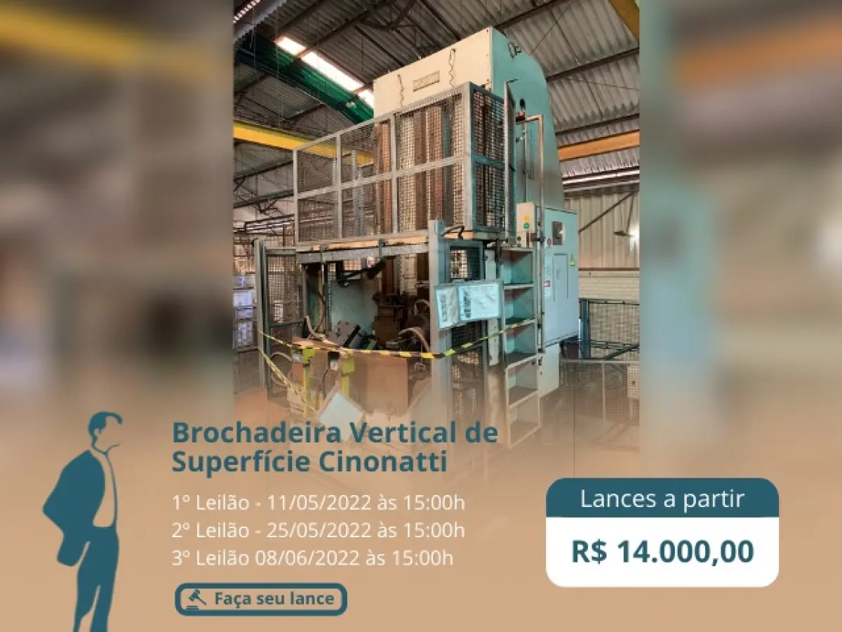 LOTE 002 - Brochadeira vertical de superfície, marca Cinonatti – Lapointe (BRO – 018)