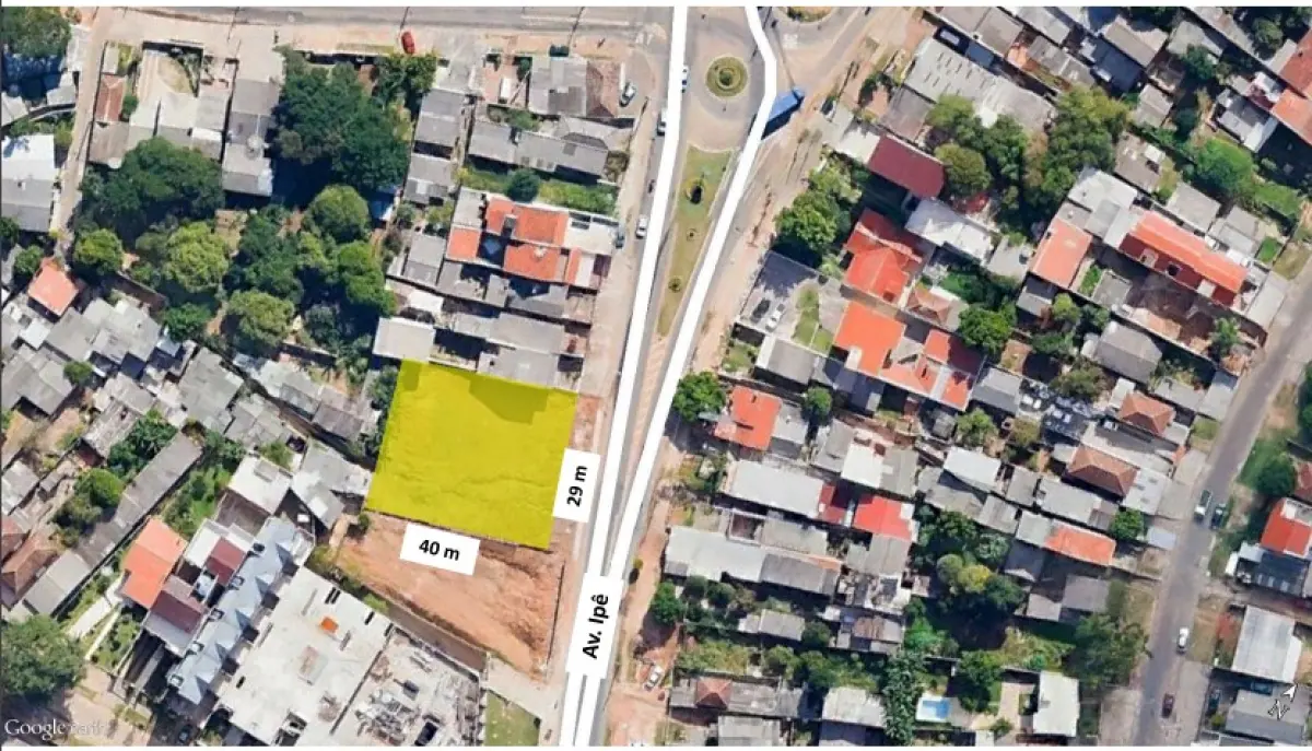 LOTE 002 - TERRENO DE 1.200  m²  | AVENIDA IPÊ, ZONA NORTE DE PORTO ALEGRE