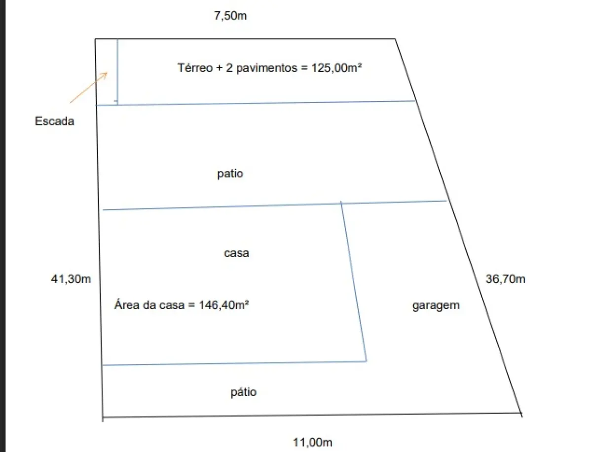 LOTE 001 - RESIDÊNCIA À RUA MONTE ALVERNE, 215 – BAIRRO CHÁCARA DAS PEDRAS – PORTO ALEGRE – RS