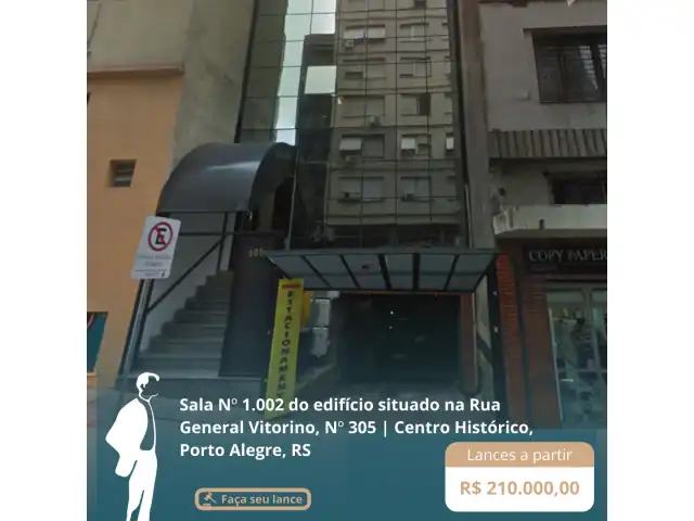 GRANDE OPORTUNIDADE | SALA NO CENTRO HISTÓRICO DE PORTO ALEGRE