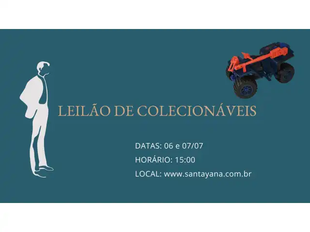 LEILÃO DE COLECIONÁVEIS