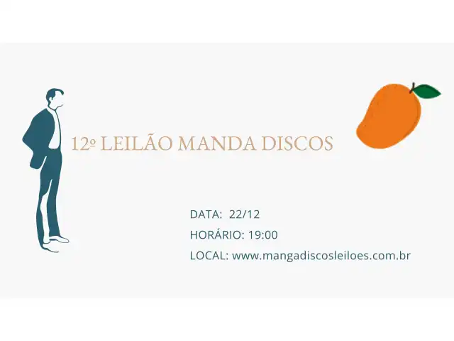 12º LEILÃO DA MANGA DISCOS