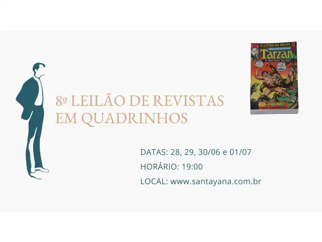 8º LEILÃO DE REVISTAS EM QUADRINHOS