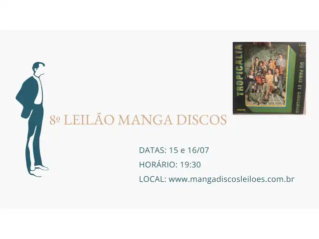 8º LEILÃO DA MANGA DISCOS