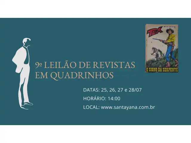 9º LEILÃO DE REVISTAS EM QUADRINHOS