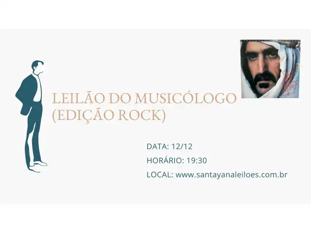 LEILÃO DO MUSICÓLOGO (EDIÇÃO ROCK)