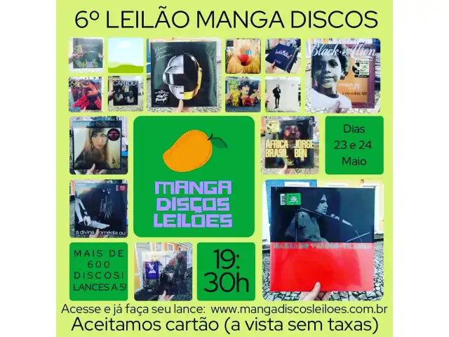 6º LEILÃO DA MANGA DISCOS