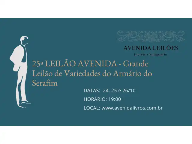 Grande Leilão de Variedades do Armário do Serafim, Colecionismo - 25º Leilão Avenida