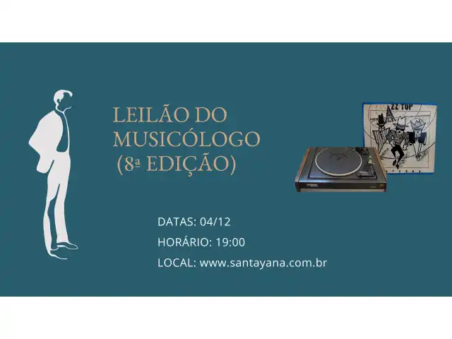 LEILÃO DO MUSICÓLOGO (8ª EDIÇÃO)