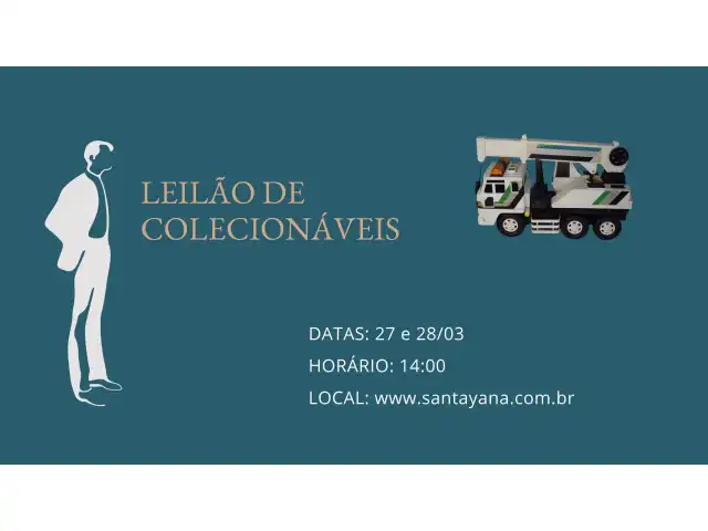 LEILÃO DE COLECIONÁVEIS: RELÓGIOS, ÁLBUNS DE FIGURINHA, BRINQUEDOS, MEMORABILIA