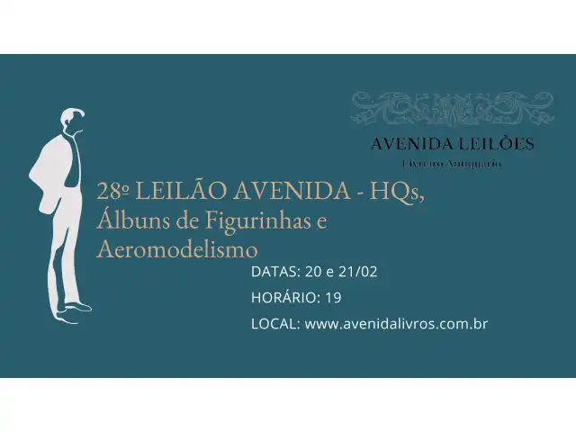 28º LEILÃO AVENIDA- HQs, Álbuns de Figurinhas e Aeromodelismo,  Doce Infância