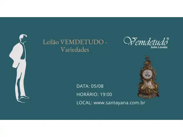 Leilão VEMDETUDO - Variedades
