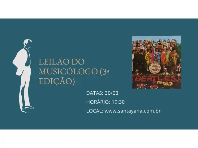 LEILÃO DO MUSICÓLOGO (3ª EDIÇÃO)