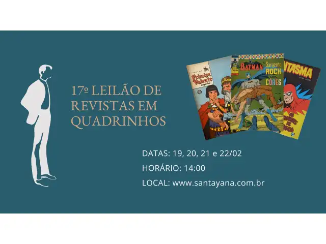 17º LEILÃO DE REVISTAS EM QUADRINHOS