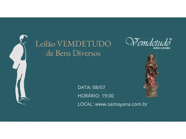 Leilão VEMDETUDO de Bens Diversos