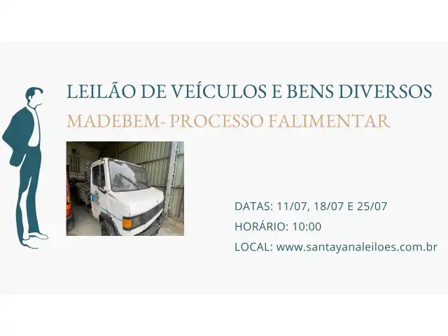 CAMINHÕES, EMPILHADEIRAS E DIVERSOS ITENS DE FERRAGEM