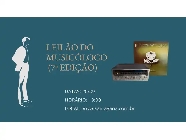 LEILÃO DO MUSICÓLOGO (7ª EDIÇÃO)