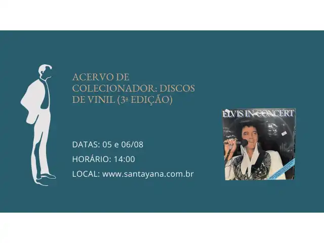 ACERVO DE COLECIONADOR: DISCOS DE VINIL (3ª EDIÇÃO)