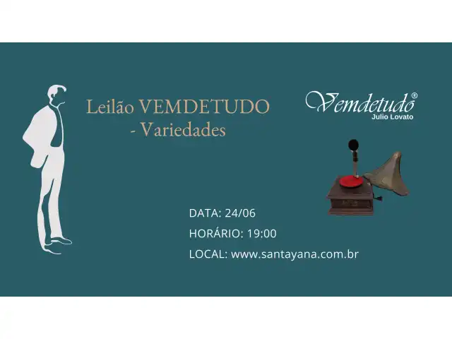 Leilão VEMDETUDO - Variedades