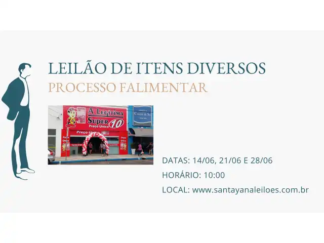LEILÃO DE ITENS DIVERSOS | N10 COMÉRCIO DE VARIEDADE