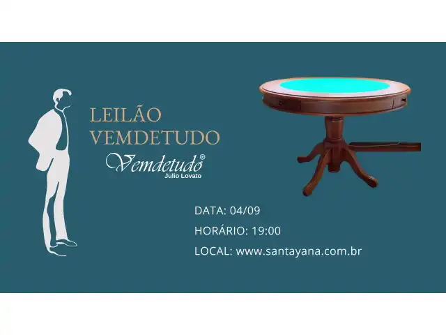 VEMDETUDO: LEILÃO RESIDENCIAL EÇA DE QUEIROZ - MOBILIA, NATALINO TOMASI E OBJETOS DECORATIVOS